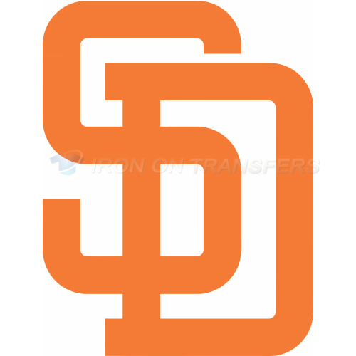San Diego Padres Iron-on Stickers (Heat Transfers)NO.1847